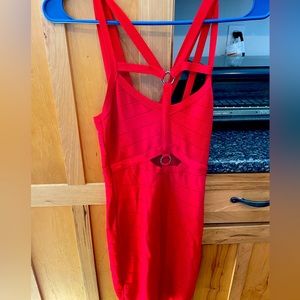 Red BEBE XS dress